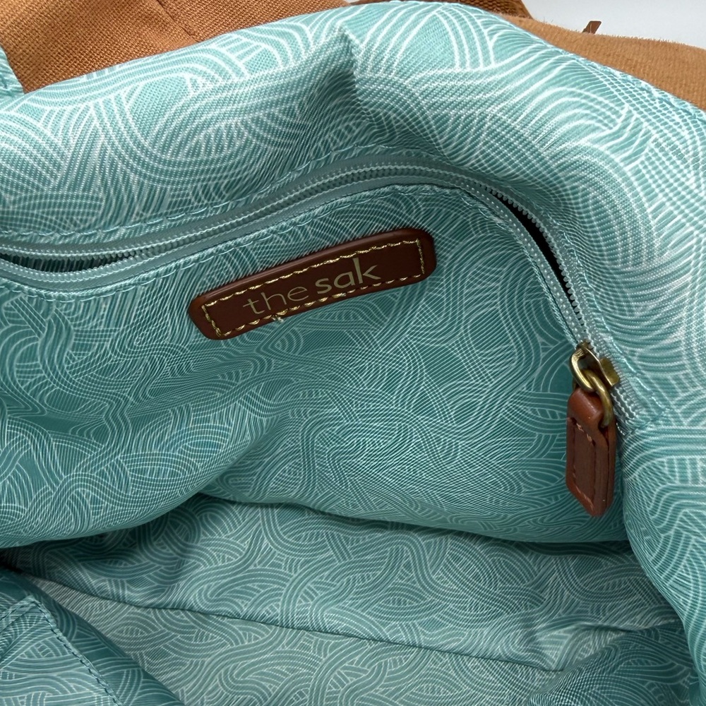 The Sak Patchwork Leather Drawstring Backpack - Picture 8 of 16